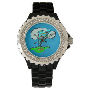 Tornado Storm Chaser Weather Twister Armbanduhr