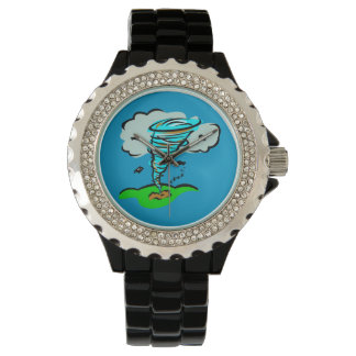 Tornado Storm Chaser Weather Twister Armbanduhr