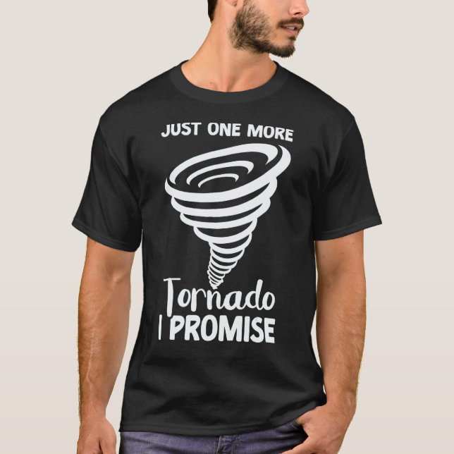 Tornado Storm Hurricane Weather Meteorologist Torn T-Shirt (Vorderseite)