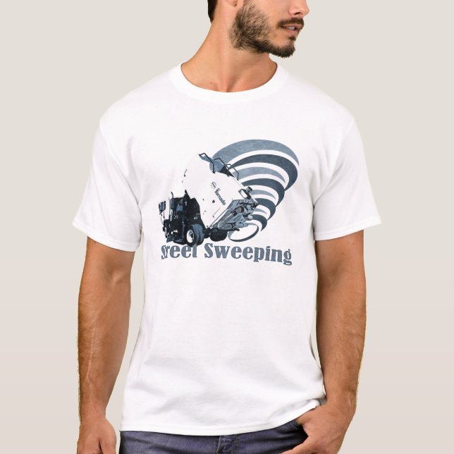 Tornado-Straßen-Fegen T-Shirt (Vorderseite)