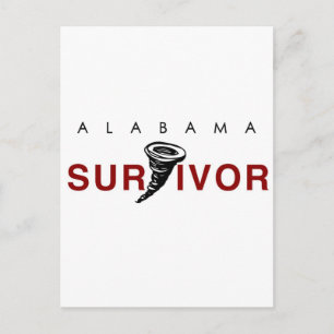 Tornado Survivor Postkarte