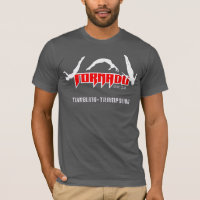 Tornado-Taumelschwingungs- und Trampoline-Shirt