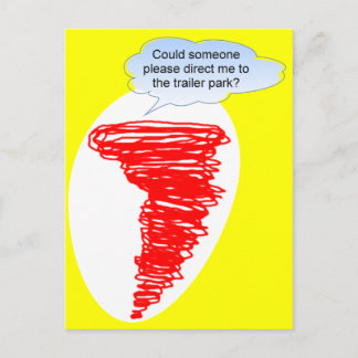 Tornado Trailer Park Postkarte