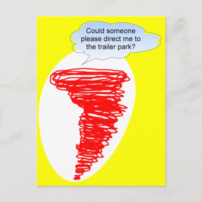 Tornado Trailer Park Postkarte (Vorderseite)