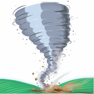 Tornado Twister Fotoskulptur Magnet