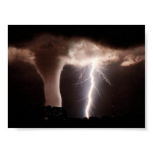Tornado und Blitze