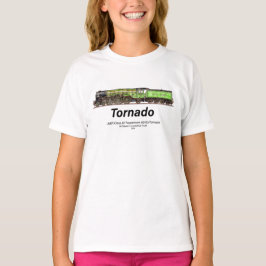 Tornado Vintager Dampfzug Englische Lokomotive T-Shirt