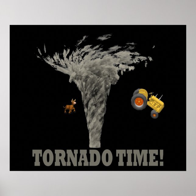 TORNADO-ZEIT POSTER (Vorne)