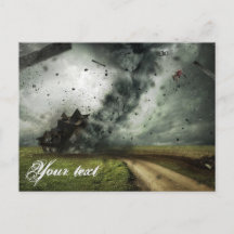 Tornado zerstört die Meteorologie von Hausstürmen