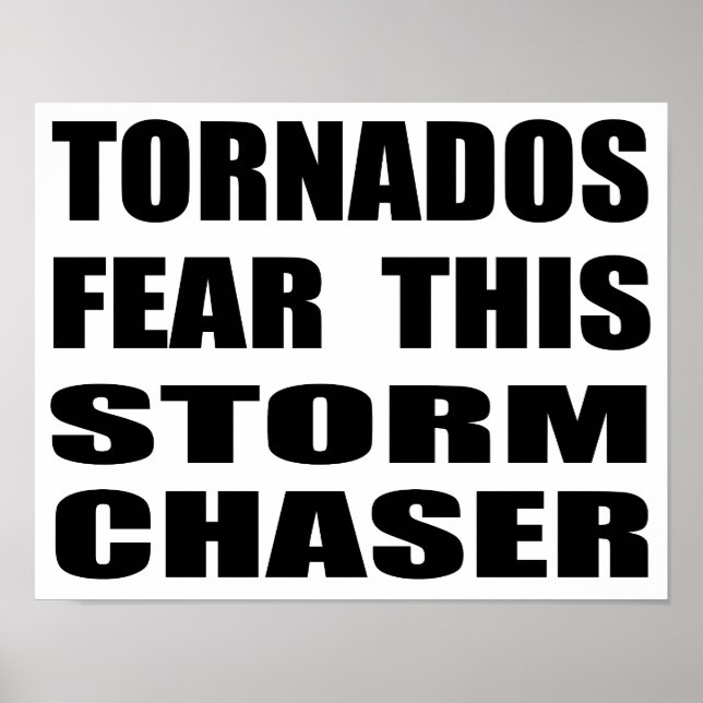 Tornados fürchten sich vor diesem Sturm Poster (Vorne)