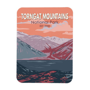 Torngat Mountains Nationalpark Kanada Vintag Magnet
