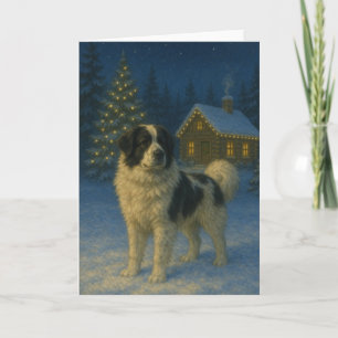Tornjak-Hunde-Weihnachtskarte Feiertagskarte