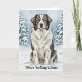 Tornjak im Winter Wonderland Weihnachtskarte Feiertagskarte