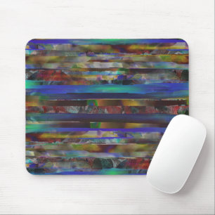 Tornstreifen mit digitalen Farbtexturen Mousepad