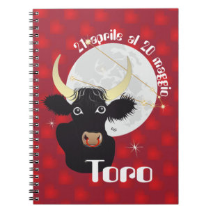 Toro 21 aprile al 20 maggio Taccuino Notizblock