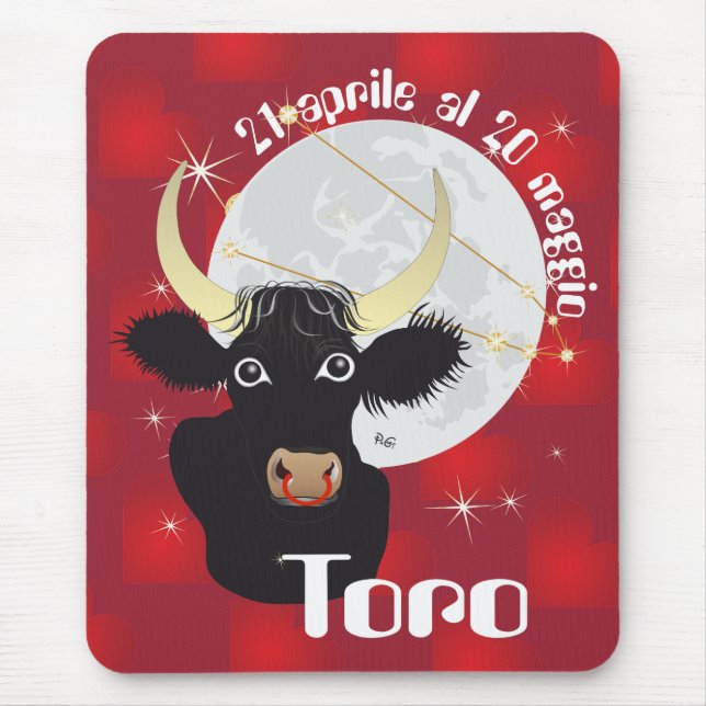 Toro 21 aprile al 20 maggio Tappetini per Maus Mousepad (Vorne)