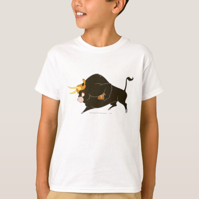 Toro der Bull-Gesamtaufladung T-Shirt (Vorderseite)
