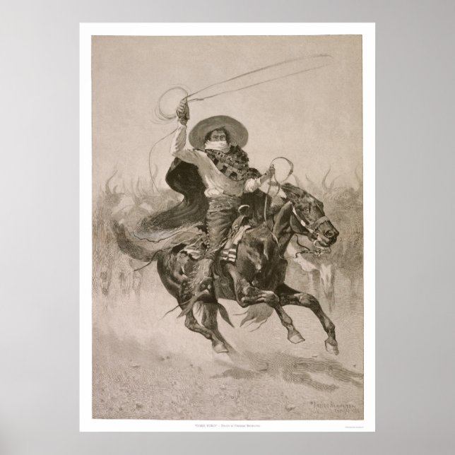 Toro, Toro von Frederic Remington Poster (Vorne)