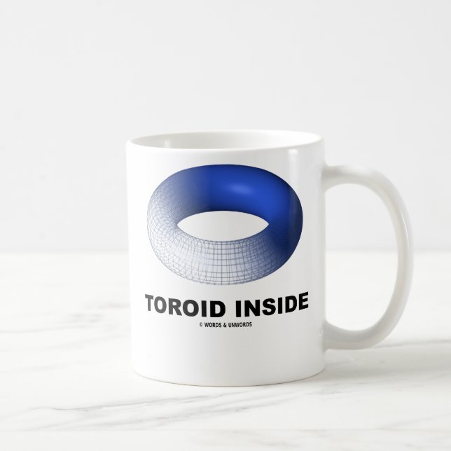 Toroid Inside (Blue Torus) Tasse (Rechts)