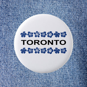 Toronto Aloha Bands Blue Light Color Button