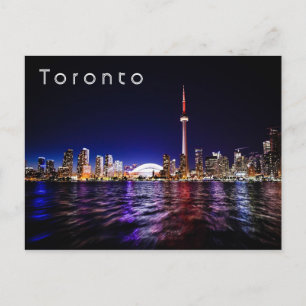 Toronto at Night, Kanada Postkarte