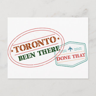 Toronto Been hat das getan Postkarte