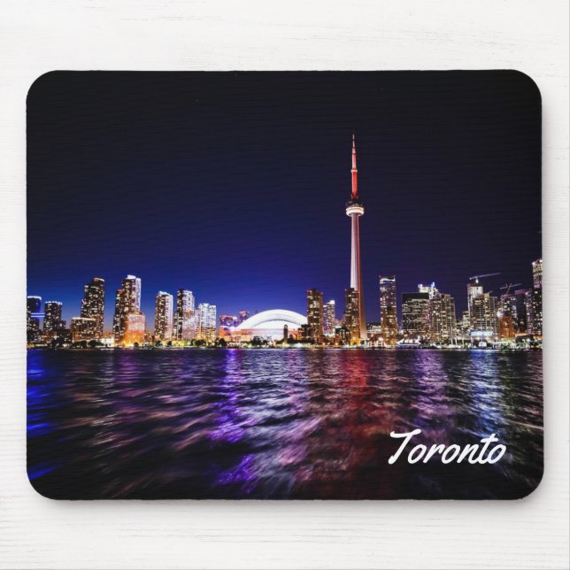 Toronto bis zum Nacht Mousepad (Vorne)