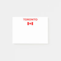 Toronto Canada Canadian Flag Dark Color