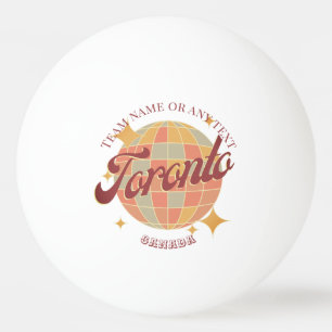Toronto Canada City Tischtennis Tischtennisball