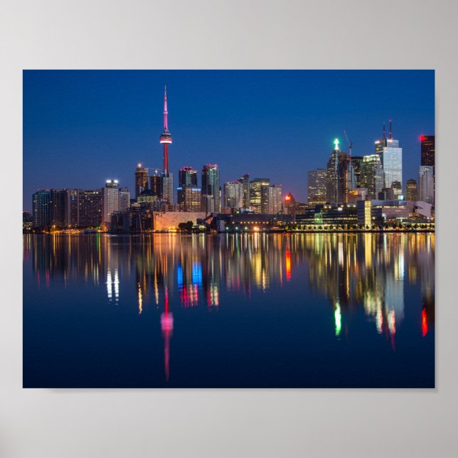 Toronto Canada night City Poster (Vorne)