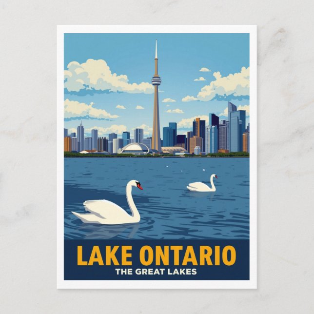 Toronto Canada Skyline Lake Ontario Postkarte (Vorderseite)