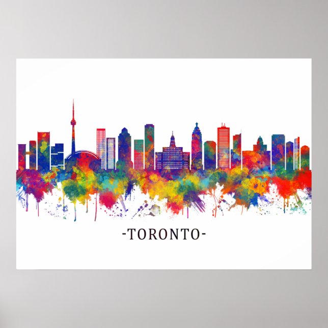 Toronto Canada Skyline Poster (Vorne)