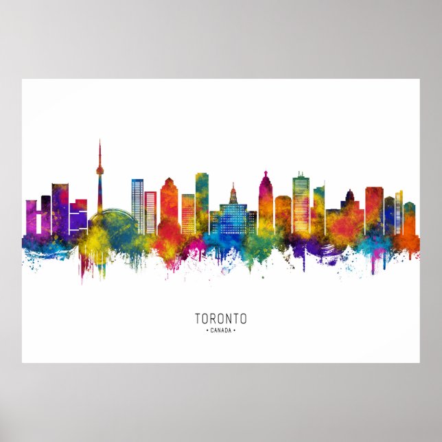 Toronto Canada Skyline Poster (Vorne)