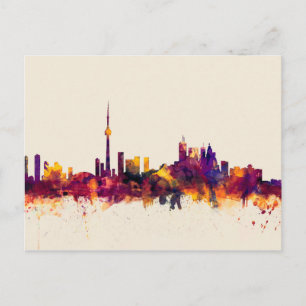 Toronto Canada Skyline Postkarte