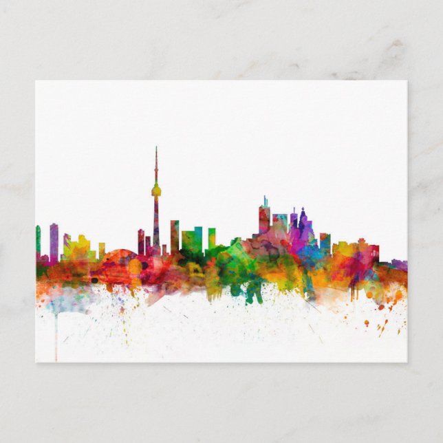 Toronto Canada Skyline Postkarte (Vorderseite)