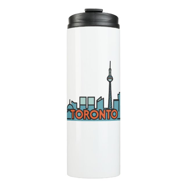 Toronto Canada Skyline Thermosbecher (Vorderseite)