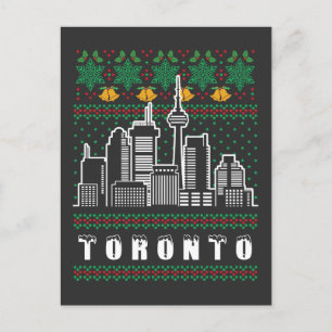Toronto Canada Ugly Christmas Postkarte