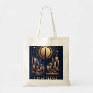 Toronto City of Dreams - Luxus-Tote mit Skyline Tragetasche