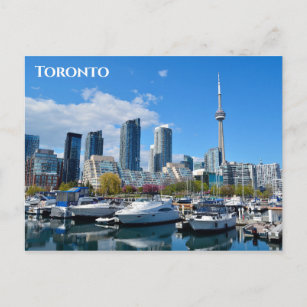 Toronto City Skyline Travel Foto Postkarte