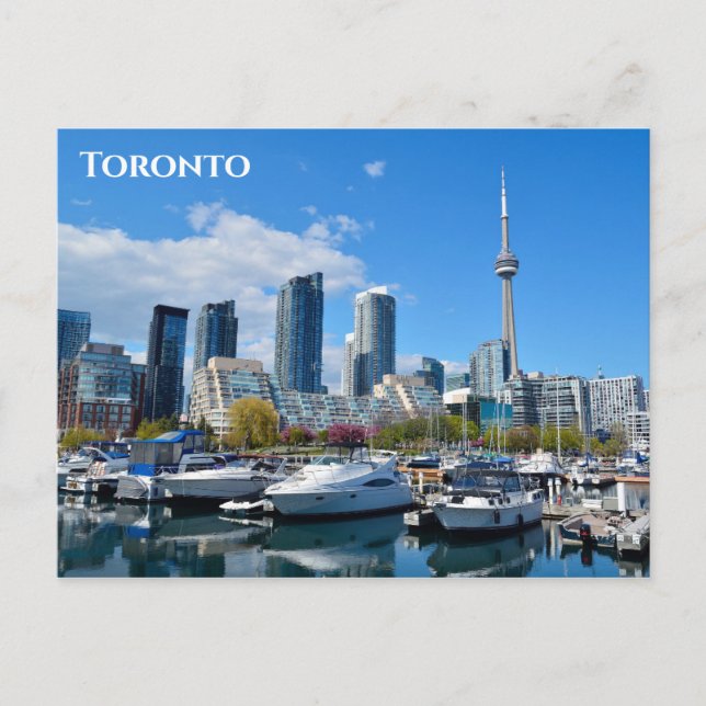 Toronto City Skyline Travel Foto Postkarte (Vorderseite)