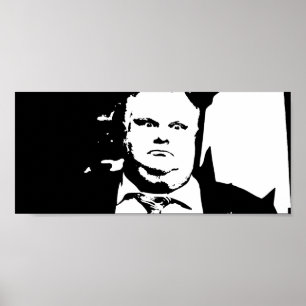 Toronto Crack Smoking Mayor Rob Ford Poster