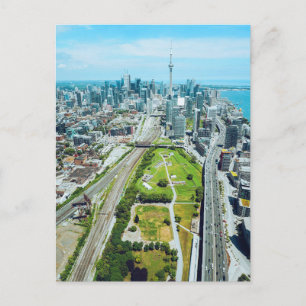 Toronto Downtown Bird's Eye View Postkarte