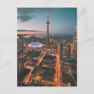 Toronto Downtown Cityscape, Toronto Downtown Kunst Postkarte