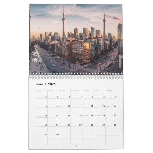 Toronto Downtown Cityscape, Toronto Zentrum, Kunst Kalender