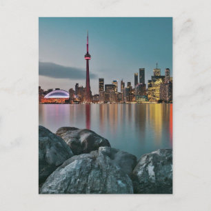 Toronto Downtown , das Nachtzentrum von Toronto Postkarte