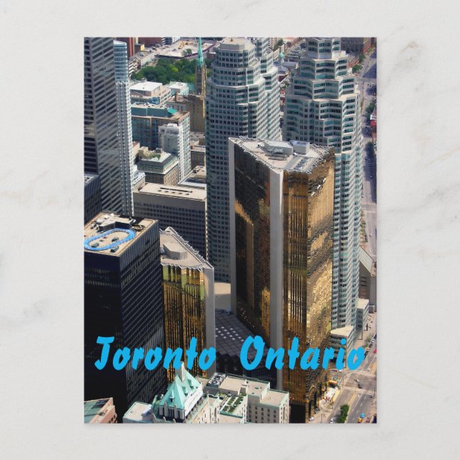 Toronto Downtown Postcard Karte (Vorderseite)