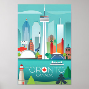 Toronto Druck Poster