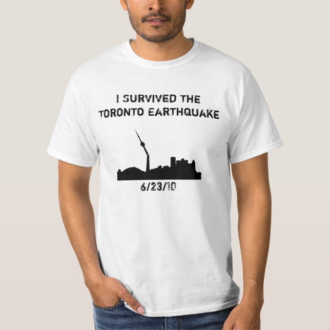 Toronto-Erdbeben 2010 T-Shirt (Vorderseite)