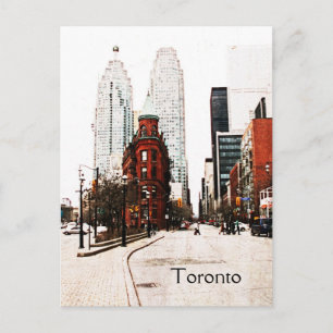 Toronto, Flacheisen-Gebäude Postkarte