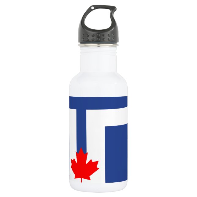 Toronto Flag Liberty Bottle Edelstahlflasche (Vorderseite)